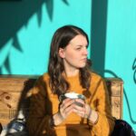 Woman in coffee shop